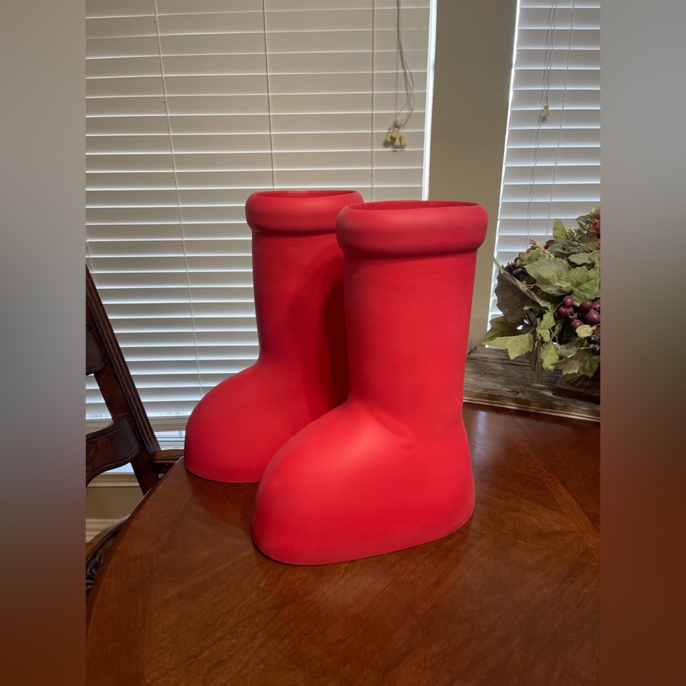 MSCHF Big Red Boots Astroboy